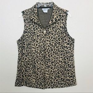HOT COTTON | Leopard Print Vest